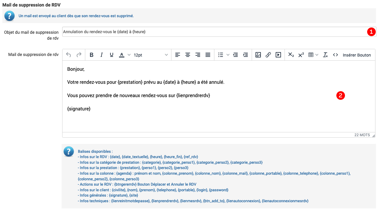 Configurer Les Pr F Rences De Mes Rappels De Mails Sms Ressources