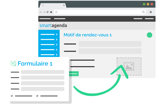 Formulaires pour communiquer en amont du rendez-vous